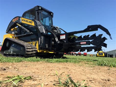 best skid steer trencher|premier attachments skid steer.